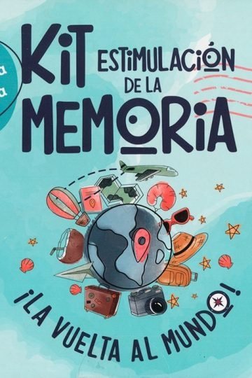 Kit Memoria Cognitiva Vuelta Al Mundo Juego Estimulacion
