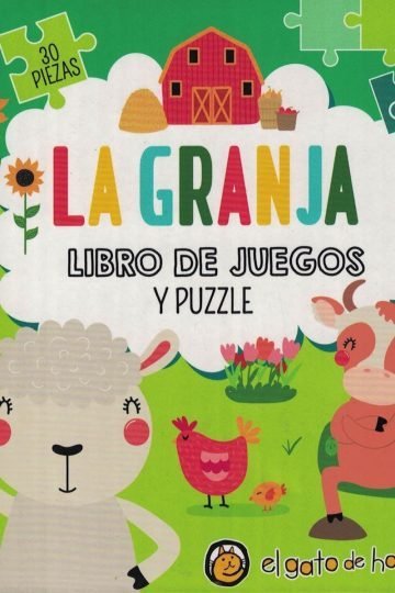 Granja Libro Juegos Puzzle Animales Campo Granja