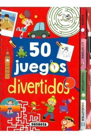 50 Juegos Divertidos Sopas Crucigramas Laberintos