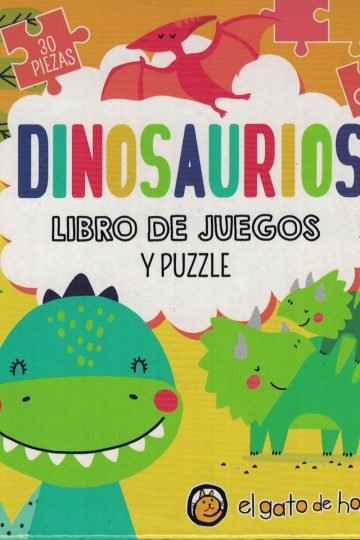 Dinosaurios Libro Juegos Puzzle Actividades Dino Niños