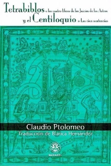 Tetrabiblos Y Centiloquio Claudio Ptolomeo Astrología
