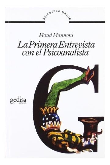 Primera Entrevista Psicoanalista Maud Mannoni Libro