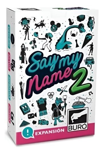 Juego Say My Name 2 Expansión Buróreunión Divertida Cartas