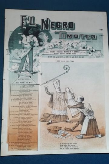 Revista El Negro Timoteo N°16 Montevideo 1895