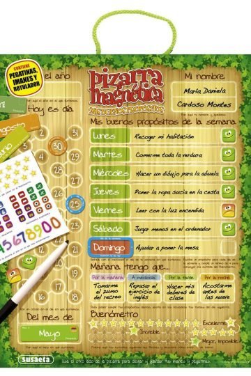 Pizarra Magnética Buenos Propósitos Motivación Infantil