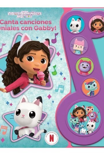 Canta Canciones Geniales Con Gabby Libro Musical Tapa Dura