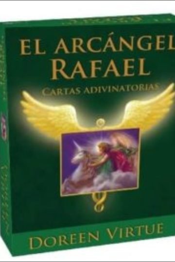 El Arcángel Rafael Oraculo Cartas Adivinatorias Doreen Virtue Guy Trédaniel Ediciones Lados Dorados Tapa Blanda