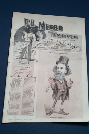 Revista El Negro Timoteo N°15 Montevideo 1895