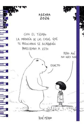 Merino Agenda Anual Semanal 2026 Diseños Ilustrados