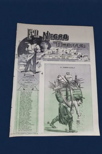 Revista El Negro Timoteo N°21 Montevideo 1895
